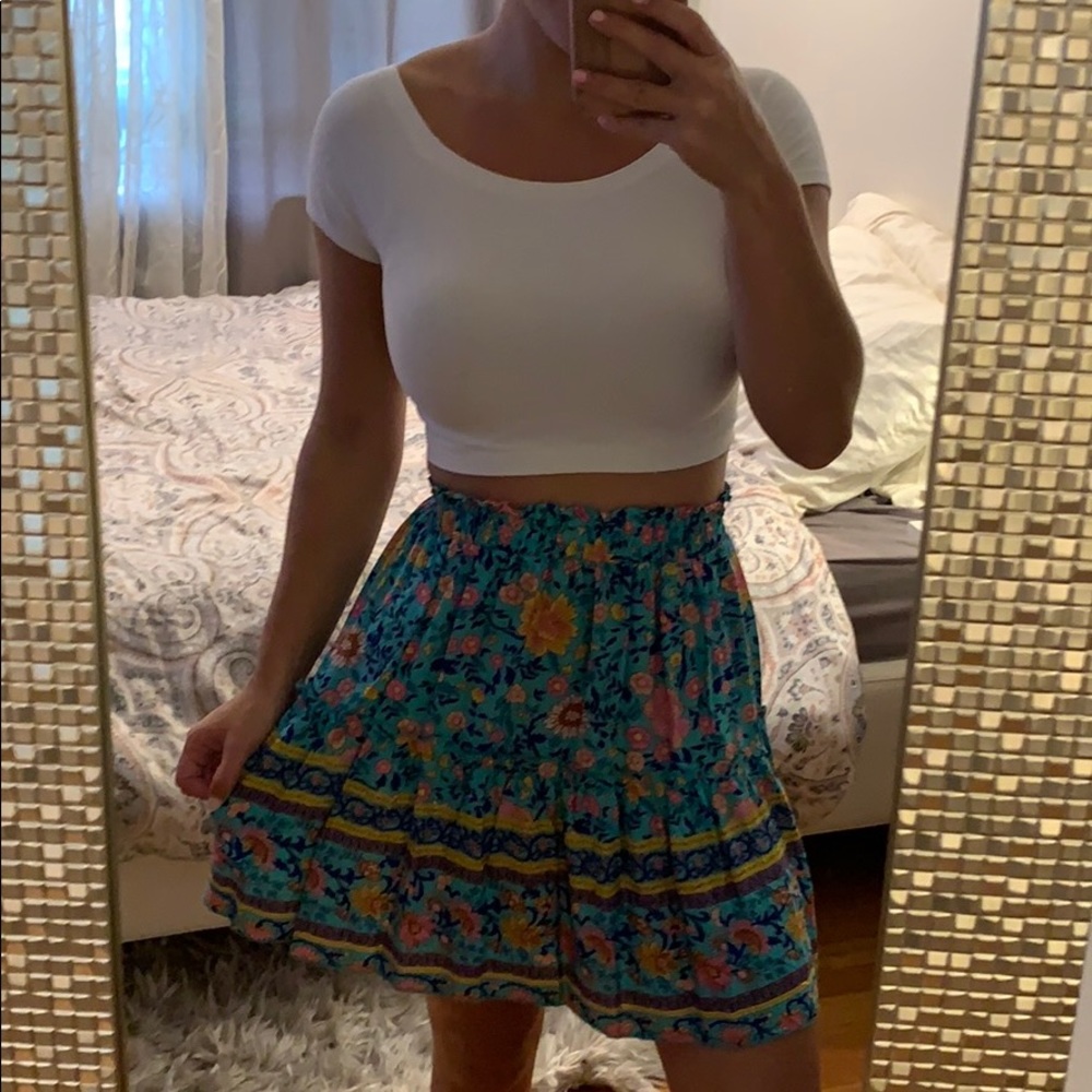Printed Flouncy Skirt